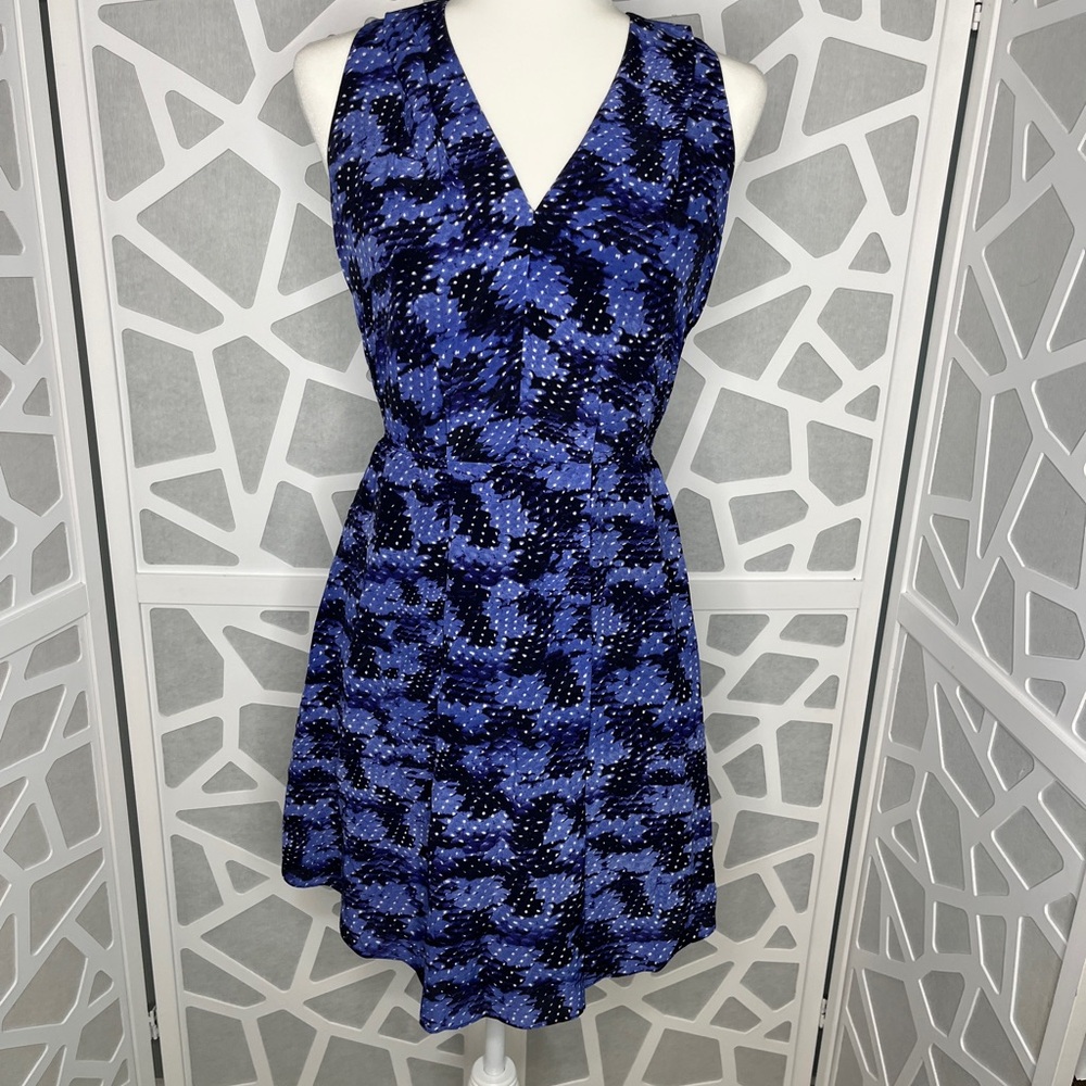 Rebecca Taylor Navy and Black Mini Dress